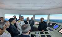 Dehghani's visit to simulators of engine room and ship navigation made by Iranian researchers
